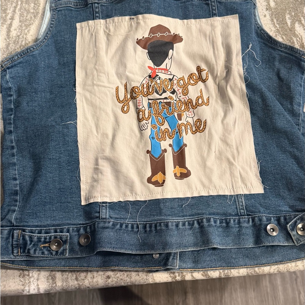 Her Universe Denim Vest with Toy Story Design